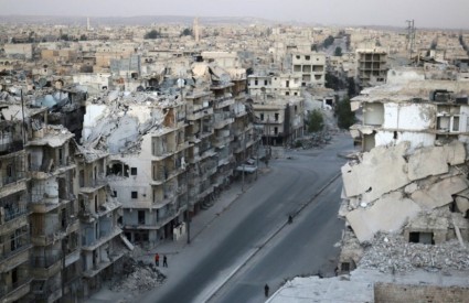 Alep je pretvoren u ruševine