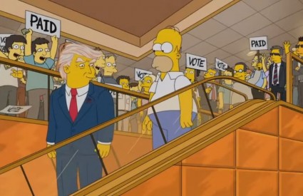 I Simpsoni su ga vidjeli u Bijeloj kući ...
