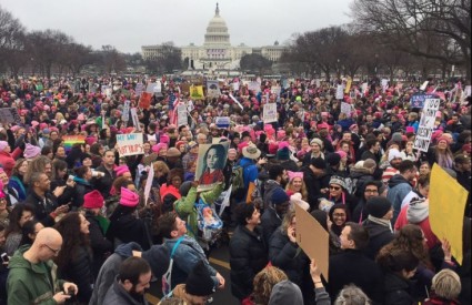 Na Maršu žena bilo je više ljudi nego na inauguraciji