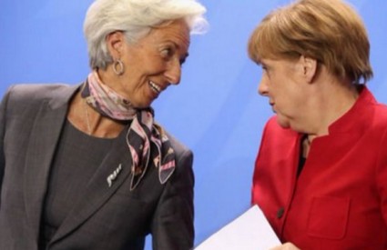 Christine Lagarde i Angela Merkel imaju mnoge teme razgovora
