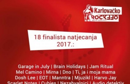 Zanimljivi finalisti Karlovačko RockOffa