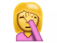 face palm, greška, ups