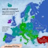Kada se legalno seksati širom Europe