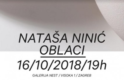 Izložba Oblaci Nataše Ninić