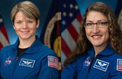 Anne McClain i Christina Koch Anne McClain i Christina Koch