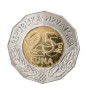 Prigodna kovanica od 25 kuna za 25. obljetnicu uvođenja kune