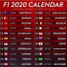 Kalendar utrka Formule 1 za 2020. godinu