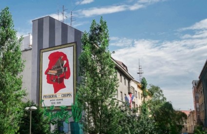 Sjajan mural Chopinu u Zagrebu