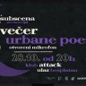 Susbcena: Večer urbane poezije