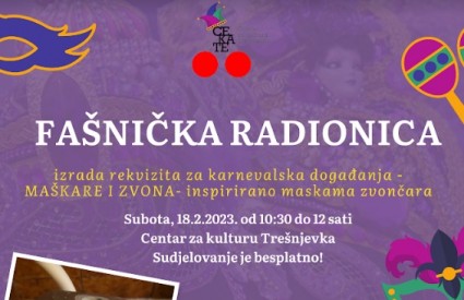 Fašnička radionica za djecu