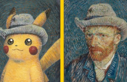 Pikachu kao Van Gogh