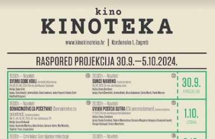 Tjedni program Kinoteke