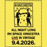 Jedinstveni RH Space Orkestra 9. travnja u Vintage Industrial Baru