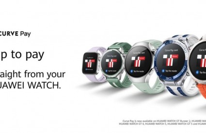 Curve Pay opcija dostupna na Huawei Watch serijama