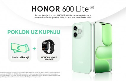 HONOR 600 Lite pruža vrhunski osjećaj čvrstoće metala
